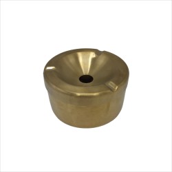 Scrumiera rotunda din otel inoxidabil, Wei, 10.3 cm, culoare auriu